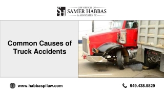 Common Causes of Truck Accidents