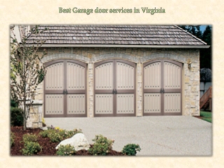 Best Garage door services in Virginia