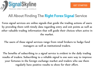 Forex Signal Services