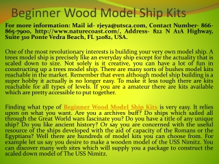 Beginner Wood Model Ship Kits