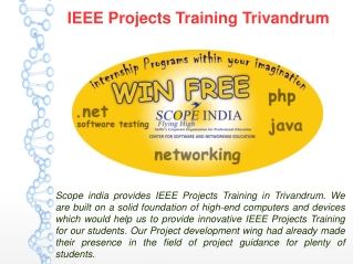 IEEE Projects Training Trivandrum