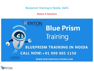 Blueprism Training in Noida, Delhi