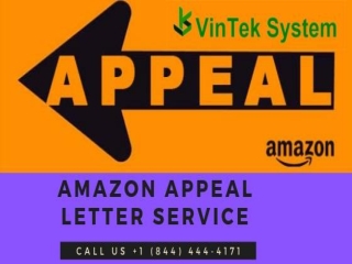 Amazon Appeal Letter Service | 1-844-444-4171 |