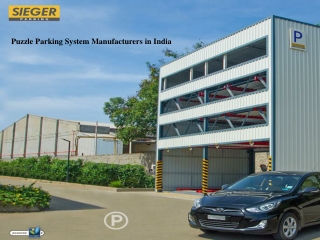 Puzzle Parking System Manufacturers in India