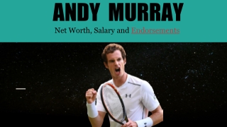 Andy Murray’s Net Worth, Salary and Endorsements