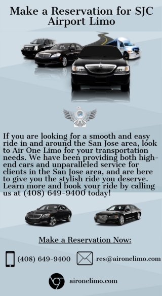 Make a Reservation for SJC Airport Limo