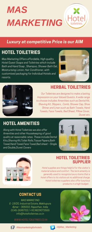 hotel toiletries suppliers