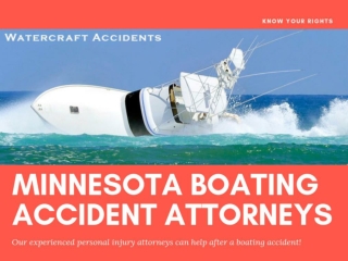 Boat Accident Lawyer Minnesota - Know Your Rights