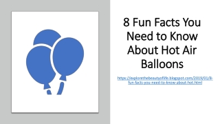 8 Fun Facts You Need to Know About Hot Air Balloons