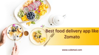 Best food delivery app like Zomato