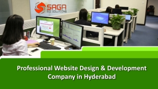 Professional Website Design & Development company in Hyderabad – Saga Biz Solutions