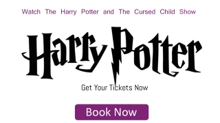 Discount Harry Potter and The Cursed Child Tickets