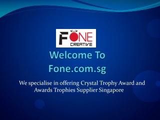 Wholesale Acrylic Awards Singapore