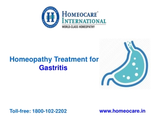 Homeopathy Can Cure Gastritis Forever