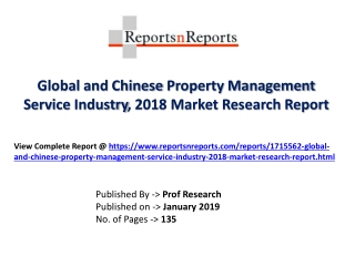 Global Property Management Service Industry with a focus on the Chinese Market