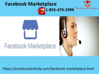 Grow your business with Facebook Marketplace 1-855-479-2999!