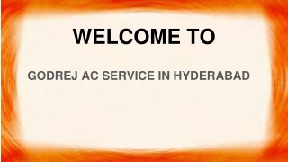 godrej ac service in hyderabad