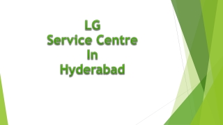 LG Service Centre in Hyderabad