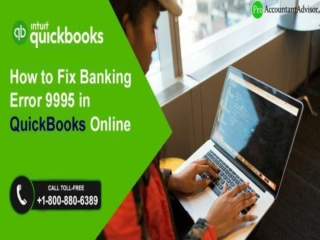 Fix banking error 9995 in QuickBooks Online