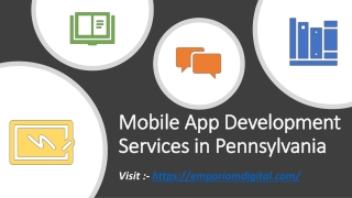 Mobile App Development Services in Pennsylvania