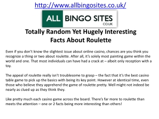 Totally Random Yet Hugely Interesting Facts About Roulette