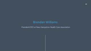 Brendan Williams - CEO at New Hampshire Health Care Association