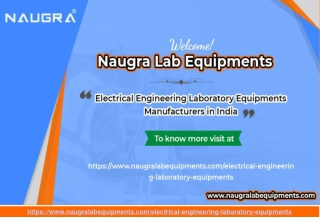 Electrical Engineering Laboratory Equipments Manufacturers in India