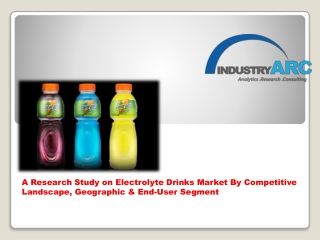 Electrolyte Drinks Market Forecast (2018-2023)