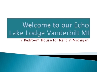 Lakefront Vacation Rentals Michigan