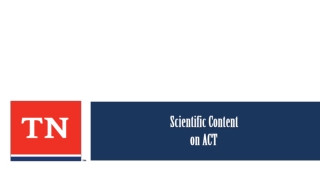 Scientific Content on ACT