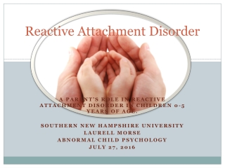 Reactive Attachment Disorder