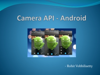 Camera API - Android