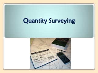 Quantity Surveying