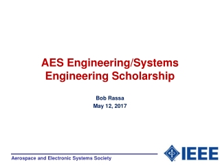 AES Engineering/Systems Engineering Scholarship