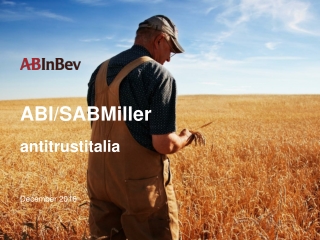 ABI/SABMiller antitrustitalia