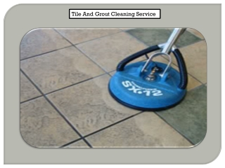 Tile And Grout Cleaning Service