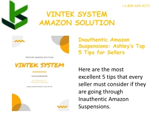 Inauthentic Amazon Suspensions | 1-844-444-4171 |