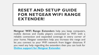 Reset And Setup Guide For Netgear WiFi Range Extender!