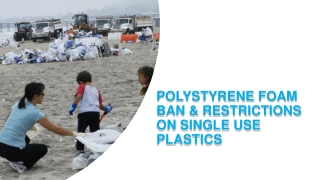 POLYSTYRENE FOAM BAN &amp; RESTRICTIONS ON SINGLE USE PLASTICS