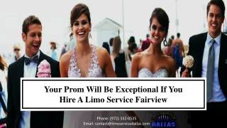 Your Prom Will Be Exceptional If You Hire A Limo Service Euless