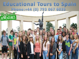 Customized Educational Tours to Spain- RocknRoll Adventures