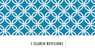 I-Search Revisions
