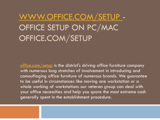 Office.com/setup Office Antivirus Activation