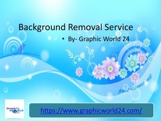 Background Removal Service