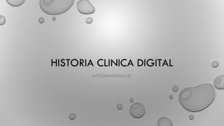 Historia clinica digital