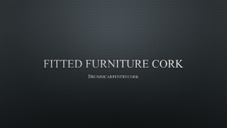 fitted furniture cork
