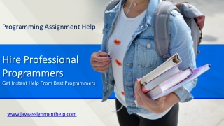 Programming Assignment Help | Java Assignment Help | Java Homework Help