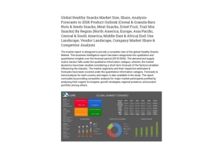 Healthy Snacks Market - Forecasts 2026