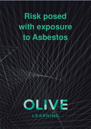 Risks posed with exposure to Asbestos
