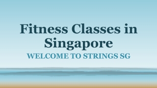 Fitness Classes in Singapore | Strings SG